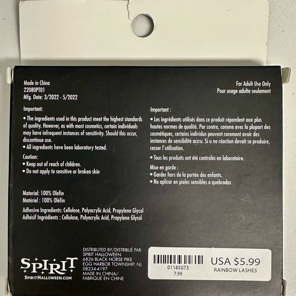 New in Boxes Rainbow False Eyelashes & DUO Brush On Striplash Adhesive - Picture 4 of 16